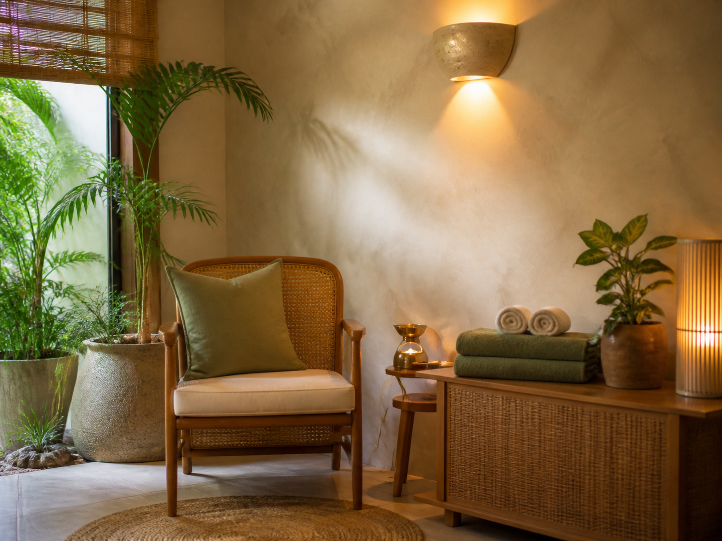 A quiet relaxation corner